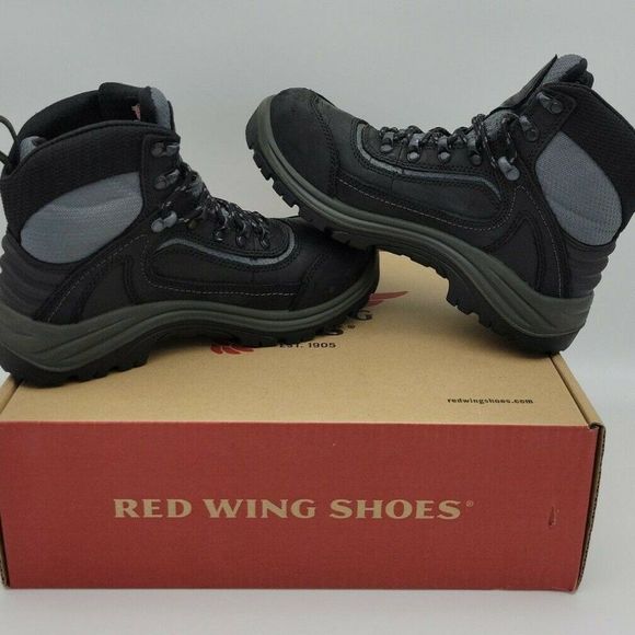 ❌SOLD❌ red Wing 6-inch Waterproof Non-Metallic Toe Safety Work Boots Style 3542 - Picture 4 of 10